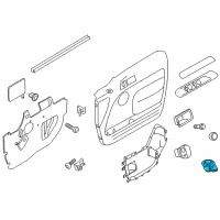 OEM 2011 Ford Fiesta Mirror Switch Diagram - 93BZ-17B676-BA