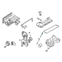 OEM 2012 Nissan Frontier Gauge-Oil Level Diagram - 11140-EA000