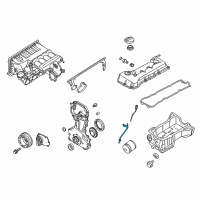 OEM 2019 Nissan Frontier Guide-Oil Level Gauge Diagram - 11150-9BF0A