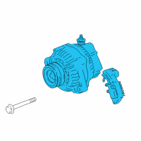 OEM Lexus LS430 Reman Alternator Assembly Diagram - 27060-50280-84