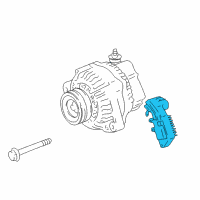 OEM Lexus LX470 Regulator Assy, Generator Diagram - 27700-50030