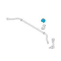 OEM 2014 Nissan Murano Bush-Rear Stabilizer Diagram - 56243-1AD0A