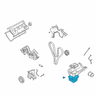 OEM Hyundai Tucson Pan Assembly-Engine Oil, Lower Diagram - 21510-37111