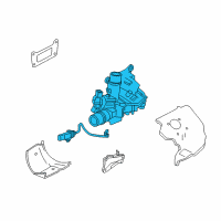 OEM Infiniti Q60 Turbo Charger Diagram - 14411-5CA3C