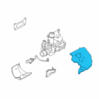 OEM 2020 Infiniti Q60 Heat INSULATOR-Turbine Housing Diagram - 14450-5CA1C