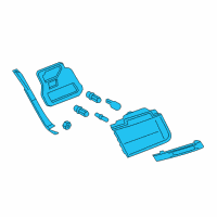 OEM 2009 BMW 750i Rear Light In Trunk Lid, Right Diagram - 63-21-7-182-206