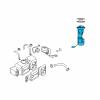 OEM 2020 Ram 2500 Fuel Pump Module/Level Unit Diagram - 5145571AA