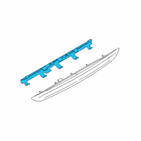 OEM Nissan Lamp Assembly-Stop, High Mounting Diagram - 26590-1GR0A