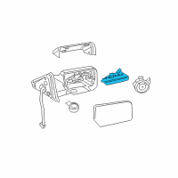 OEM 2013 Lincoln Navigator Signal Lamp Diagram - 7L1Z-13B374-A