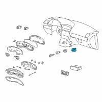 OEM 2004 Lincoln LS Switch Diagram - XW4Z-14D694-AA