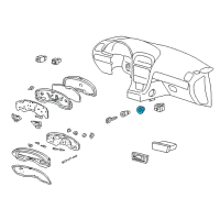 OEM 2005 Lincoln LS Ignition Immobilizer Module Diagram - 2L1Z-15607-AA