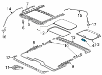 OEM Honda Fit Handle, Sunshade *NH882L* (PLATINUM GRAY) Diagram - 70611-T2A-A01ZH