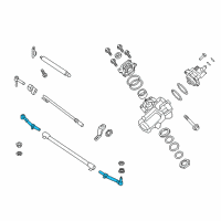 OEM 2021 Ford F-250 Super Duty Drag Link Diagram - HC3Z-3A131-G