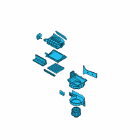 OEM Hyundai Sonata Blower Unit Diagram - 97100-3SBF1