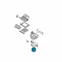 OEM Kia Optima Fan & Motor Assembly Diagram - 971133S000