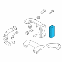 OEM 2016 BMW 535d Air Filter Diagram - 13-71-8-518-111