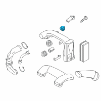 OEM BMW Rubber Mounting Diagram - 13-71-8-519-141