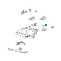 OEM 2013 Toyota Tundra Socket Diagram - 99159-10228