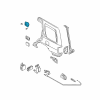 OEM 2002 Infiniti QX4 Base-Filler Lid Diagram - 78120-0W000