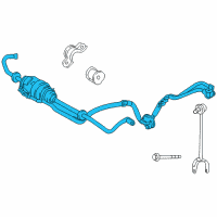 OEM 2010 Lexus LS600h ACTUATOR Assembly, Rear STABILIZER Control Diagram - 48870-50010