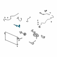OEM 2003 Acura RSX Tensioner Assembly, Automatic Diagram - 31170-PND-013