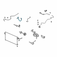 OEM Acura RSX Hose, Discharge Diagram - 80315-S6M-003