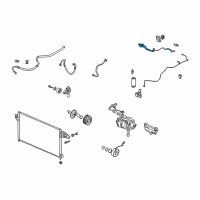 OEM 2006 Acura RSX Pipe Assembly, Air Conditioner Diagram - 80321-S6M-A01