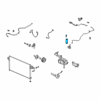 OEM 2002 Acura RSX Receiver Assembly Diagram - 80351-S6M-A01