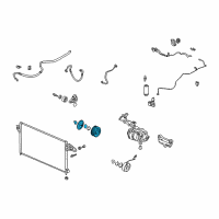 OEM Honda Civic Clutch Set, Compressor Diagram - 38900-PND-006