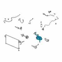 OEM Acura RSX Compressor Diagram - 38810-PND-006