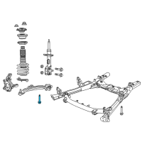 OEM 2019 Chrysler Pacifica Bolt-HEXAGON FLANGE Head Diagram - 6104281AA