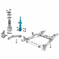 OEM 2021 Chrysler Pacifica STRUT-Front Suspension Diagram - 68248732AD