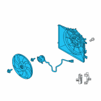OEM 2015 Kia K900 Blower Assembly Diagram - 253803T280