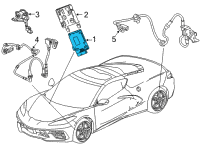 OEM 2020 Chevrolet Corvette Module Diagram - 84769860