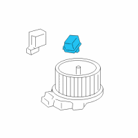 OEM 2008 Cadillac DTS Resistor Asm-Blower Motor Diagram - 25770669