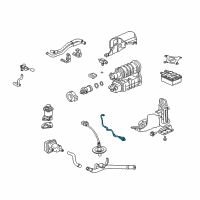 OEM 2012 Honda Insight Sensor, Rear Oxygen Diagram - 36532-RBJ-004