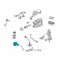OEM 2012 Honda Insight Joint, Purge Diagram - 36166-RBJ-003