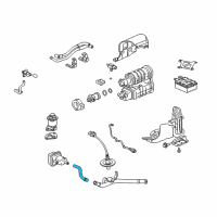 OEM 2010 Honda Insight Tube B, Purge Diagram - 36168-RBJ-A00