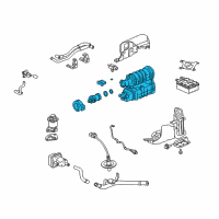 OEM 2010 Honda Insight Canister Assembly Diagram - 17011-TM8-L01