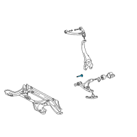 OEM Lexus LS430 Cam Assy, Camber Adjust Diagram - 48190-50050