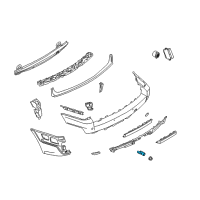 OEM 2010 BMW 528i Painted Ultrasonic Transducer Diagram - 66-20-2-180-148