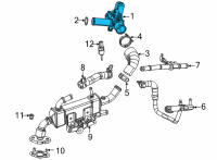 OEM 2017 Jeep Grand Cherokee Valve-EGR Diagram - 5281256AG