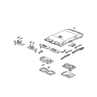 OEM Acura CL Bulb Diagram - 34273-S84-A01