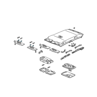 OEM 2004 Acura RL Bulb Diagram - 34273-S84-A01