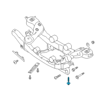 OEM 2013 Ford C-Max Mount Bolt Diagram - -W706130-S442