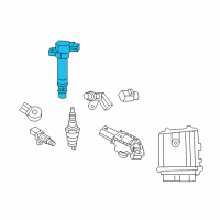 OEM 2022 Jeep Wrangler Ignition Coil Diagram - 68223569AD