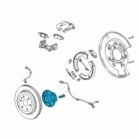OEM 2015 Cadillac SRX Bearing Asm-Front Wheel Diagram - 13589508