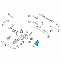 OEM Kia Sorento Fitting-COOLANT Inlet Diagram - 256313C500