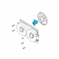 OEM 2006 Chrysler Sebring Motor-Radiator Fan Diagram - 5019290AA