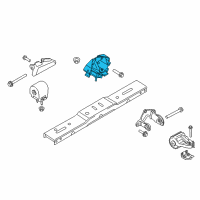 OEM 2017 Ford F-150 Transmission Mount Diagram - HL3Z-6068-A